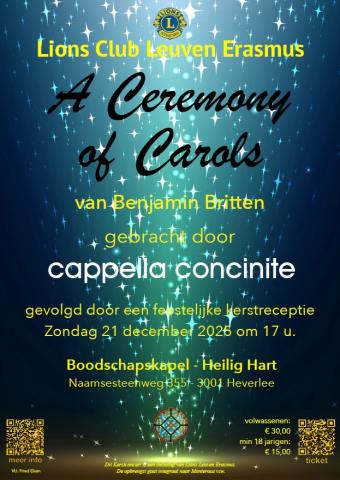 Affiche kerstconcert Heverlee